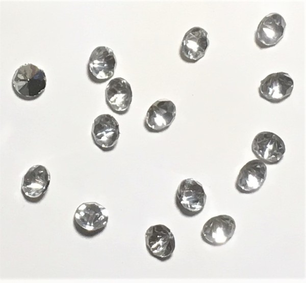 Kristallsteine rund "Diamantform"