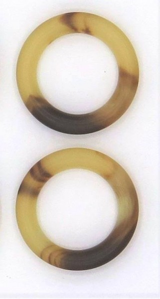 Ringe in Hornoptik matt Ø 16mm
